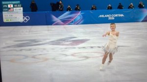 Алиса Лью. Короткая программа в Милане 17.02.26