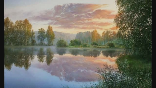 Художник Вячеслав Палачёв. Картины русской деревни смотреть онлайн