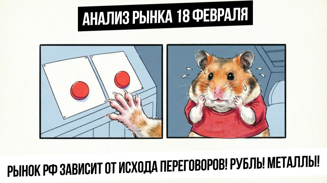 Анализ рынка 18 февраля. Рынок РФ ждет исход переговоров! Рубль! Металлы начинают рост! Какао! Газ! смотреть онлайн