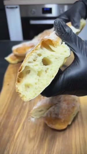 🥖Багеты без замеса и формовки
#вдуховке