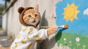 Й МУЛЬТИКИ ДЛЯ ДЕТЕЙ КОТЁНОК ДЖИНДЖЕР РИСУЕТ КАРТИНЫ А МАМА КОШКА ПОДДЕРЖИВАЕТ МЕЧТУ СИНИЙ ТРАКТОР