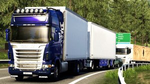 554 / ЕTS2 1.57 / SCANIA  R730 / Просто работа.