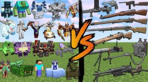 НОВЫЕ БОССЫ МУТАНТЫ ПРОТИВ СТАРОГО ОРУЖИЯ В МАЙНКРАФТЕ