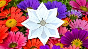 Цветы оригами из бумаги к 8 марта