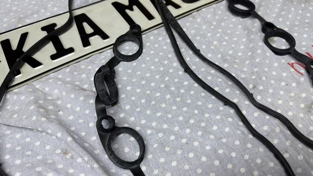 Оригинал против подделки - прокладка клапанной крышки Kia Hyundai смотреть онлайн