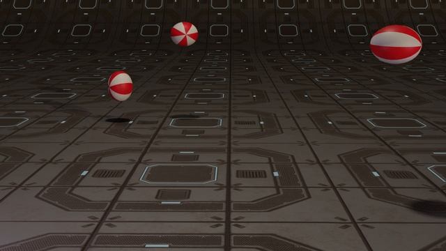 шарик прыгает