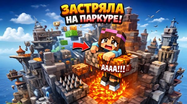ЗАСТРЯЛА НА ПАРКУРЕ!