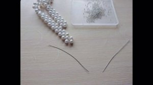 Колье из бисера "Жемчужное очарование"🌸