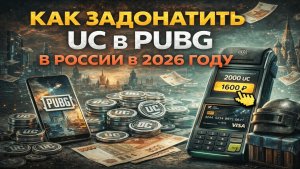 Как задонатить UC в PUBG в России в 2026 году