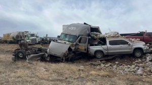 Массовая авария с участием 30 автомобилей в США