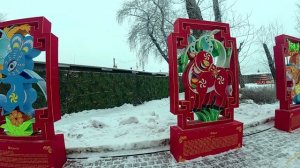 Инсталляции февральских фестивалей в Петропавловской крепости