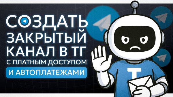 Бот подписок - cоздать закрытый канал в телеграм с платным доступом и автоплатежами