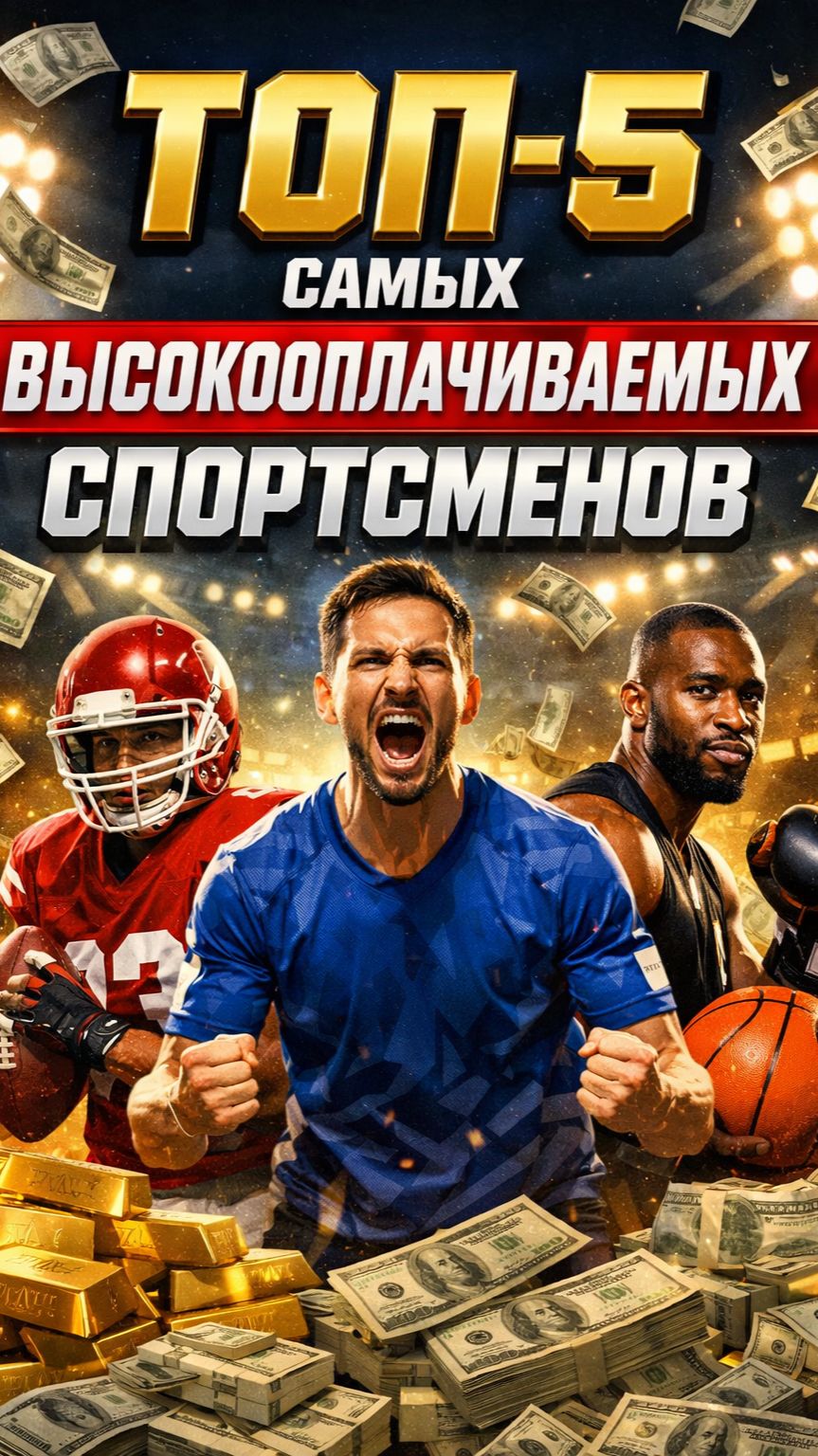 ТОП-5 самых высокооплачиваемых спортсменов