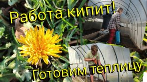 Жизнь на юге 🌞 Работа кипит на участке 🌱 Готовим теплицу к сезону 🍅🍆🌶