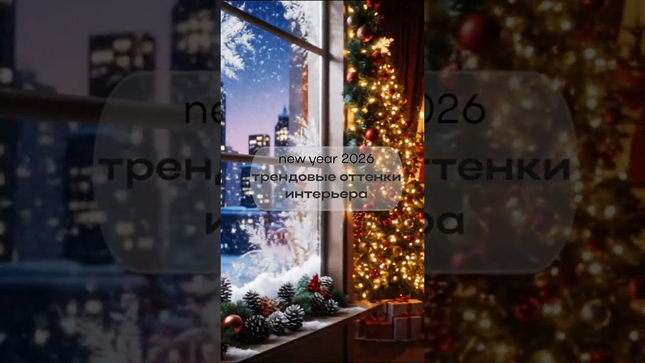 Трендовые оттенки интерьера Нового Года 2026 #новыйгод2026 #newyear #тренд_интерьера #новыйгод смотреть онлайн