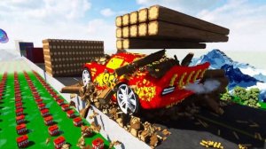 ЗАЕЗД ДЛИННЫХ АВТОМОБИЛЕЙ против ПОРТАЛА В АД в Teardown