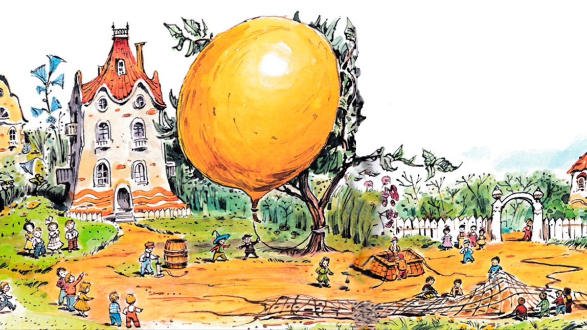 Приключения Незнайки — Как Знайка придумал воздушный шар — Глава 6