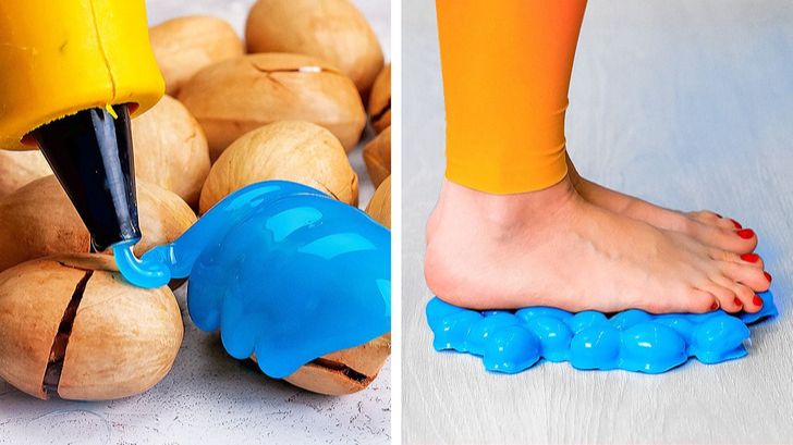 Лайфхаки с горячим клеем 🔥 Идеи из клея и 3D-ручки смотреть онлайн