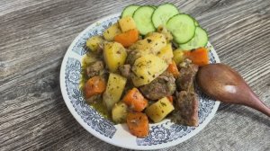 КАРТОФЕЛЬ С МЯСОМ #рецепты#вкусно#быстро