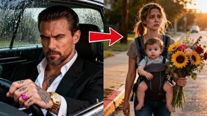 Босс мафии злился на светофоре пока не увидел бывшую жену продающую цветы с их общим ребенком