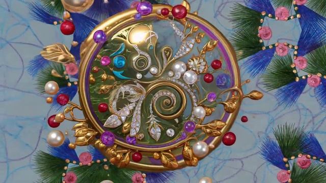 dreamina-2025-12-03-5327-Круглые объекты вращаются по часовой стр... смотреть онлайн