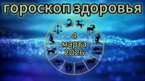 Гороскоп здоровья на 4 марта 2026 года