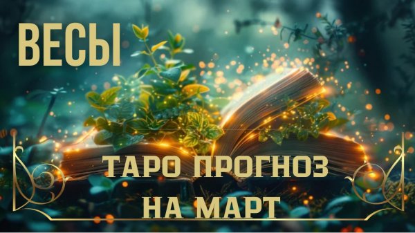 ВЕСЫ ♎️ ТАРО ПРОГНОЗ НА МАРТ 2026 года