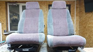 Оживил редкие сиденья Hino Ranger HiGrand + пневма ISRI