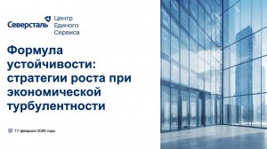 Формула устойчивости стратегии роста при экономической турбулентности