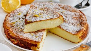 ТВОРОЖНО-МАННАЯ ЗАПЕКАНКА С ЛИМОНОМ