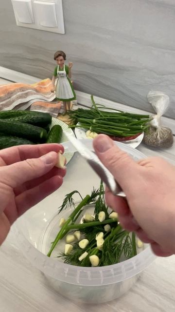 Зимние малосольные огурцы