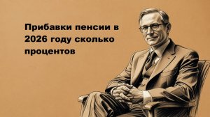Прибавки пенсии в 2026 году сколько процентов