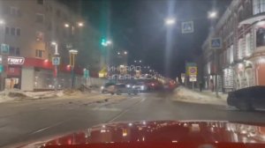 Сейчас авария на перекрестке Гончарова—Ленина.  Движение трамваев остановлено в обоих направлениях