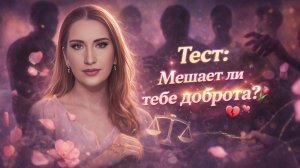 Тест: Мешает Доброта?