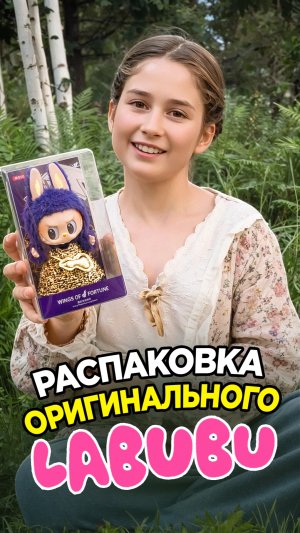 Распаковываю Лабубу Wings of Fortune