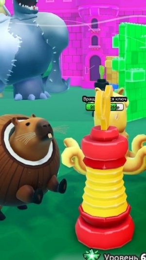 ЗАЧЕМ ОН откинул свой кокосик в Capybara Evolution Roblox | БлокиТоки