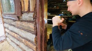 ВОЗВРАЩЕНИЕ В ЛЕСНУЮ ХИЖИНУ . СПУСТЯ ДОЛГОЕ ВРЕМЯ , ВЕРНУЛСЯ НАВЕСТИТЬ ХИЖИНУИ В НЕЙ ПЕРЕНОЧЕВАТЬ .