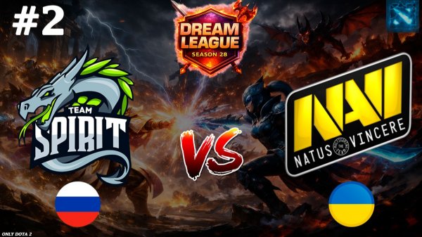 КЕРРИ ВОЙД ОТ ДРАКОНОВ | Spirit vs NaVi #2 (BO2) DL S28