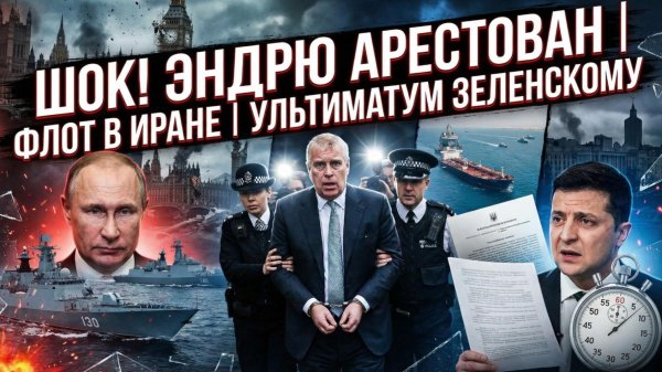 👑🚨Меркурис | Британская монархия трещит: принц Эндрю под арестом! Альянс РФ-КНР-Иран уже в море