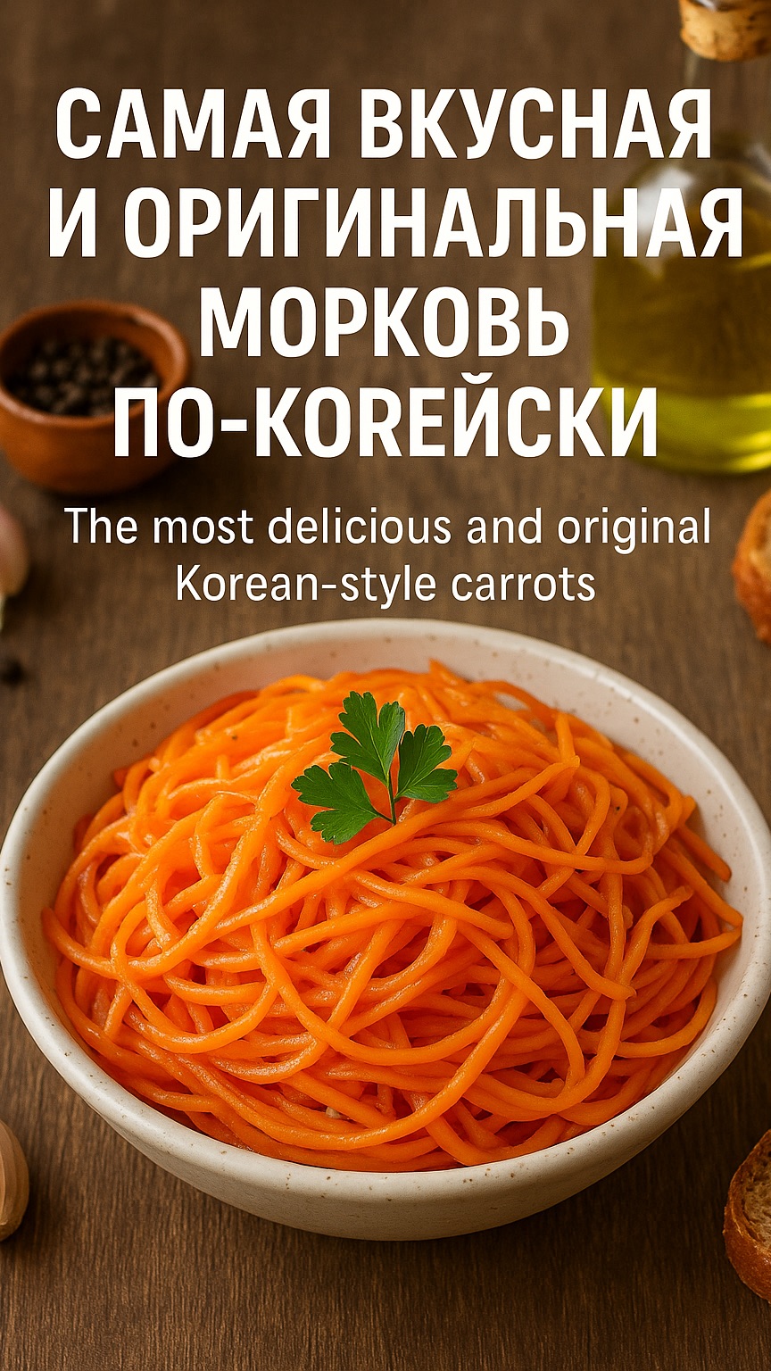 Самая вкусная и оригинальная морковь по корейски.