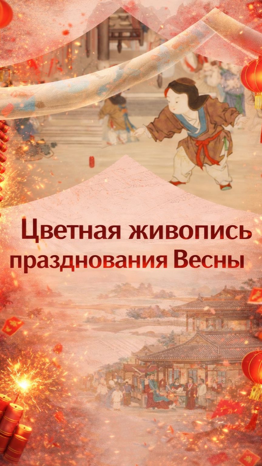 🇨🇳🏮 «Цветная живопись празднования Весны» – мультипликационный проект о главном празднике Китая смотреть онлайн