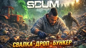 SCUM - #8 СВАЛКА, ДРОП И БУНКЕР!