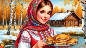 Масленица к нам пришла. Едим блины. Весну встречаем.