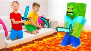 Выживание в мире блоков с Крисом и Майклом