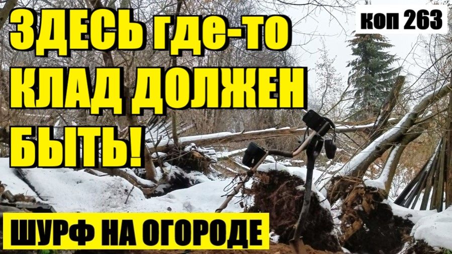 ВЕРНУЛСЯ НА СТАРЫЙ ШУРФ У ПОГРЕБА, НО ... коп 263 смотреть онлайн