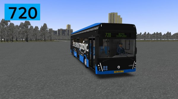 OMSI 2: Электробус №720 Татьянин парк - Метро Саларьево
