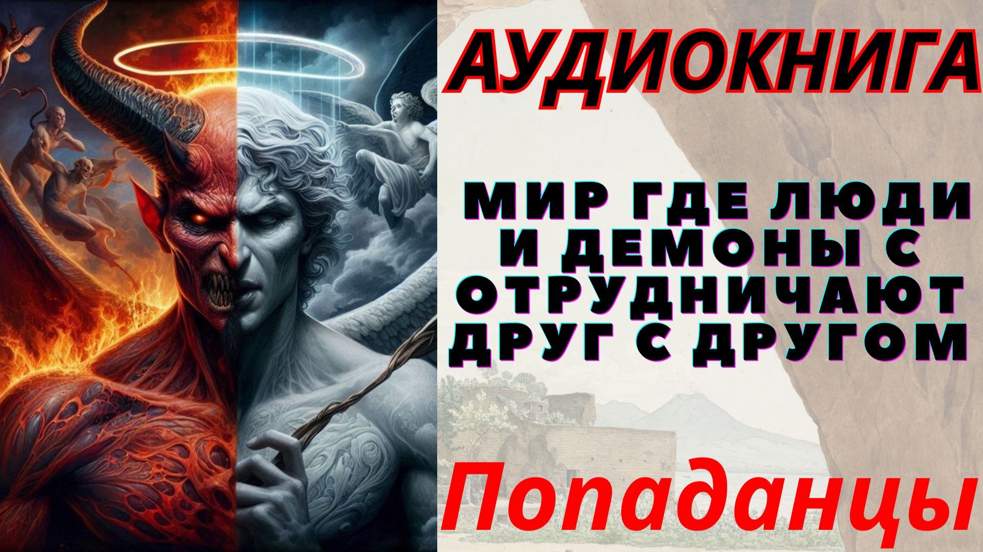 Аудиокнига Мир где люди и демоны сотрудничают друг с другом.  ПОПАДАНЦЫ