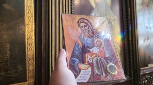 Я освятила для вас иконы Сретения и святого Симеона Богоприимца - в святой обители