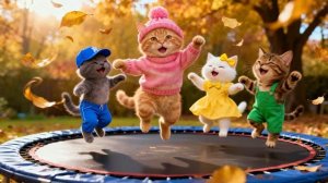 Джинджи и мама впервые на детской площадке Little Paws 🍂  Встреча с Момо снова