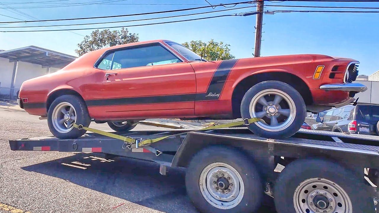 Восстановление Легенды Форд Mustang 1970 года после угона! смотреть онлайн